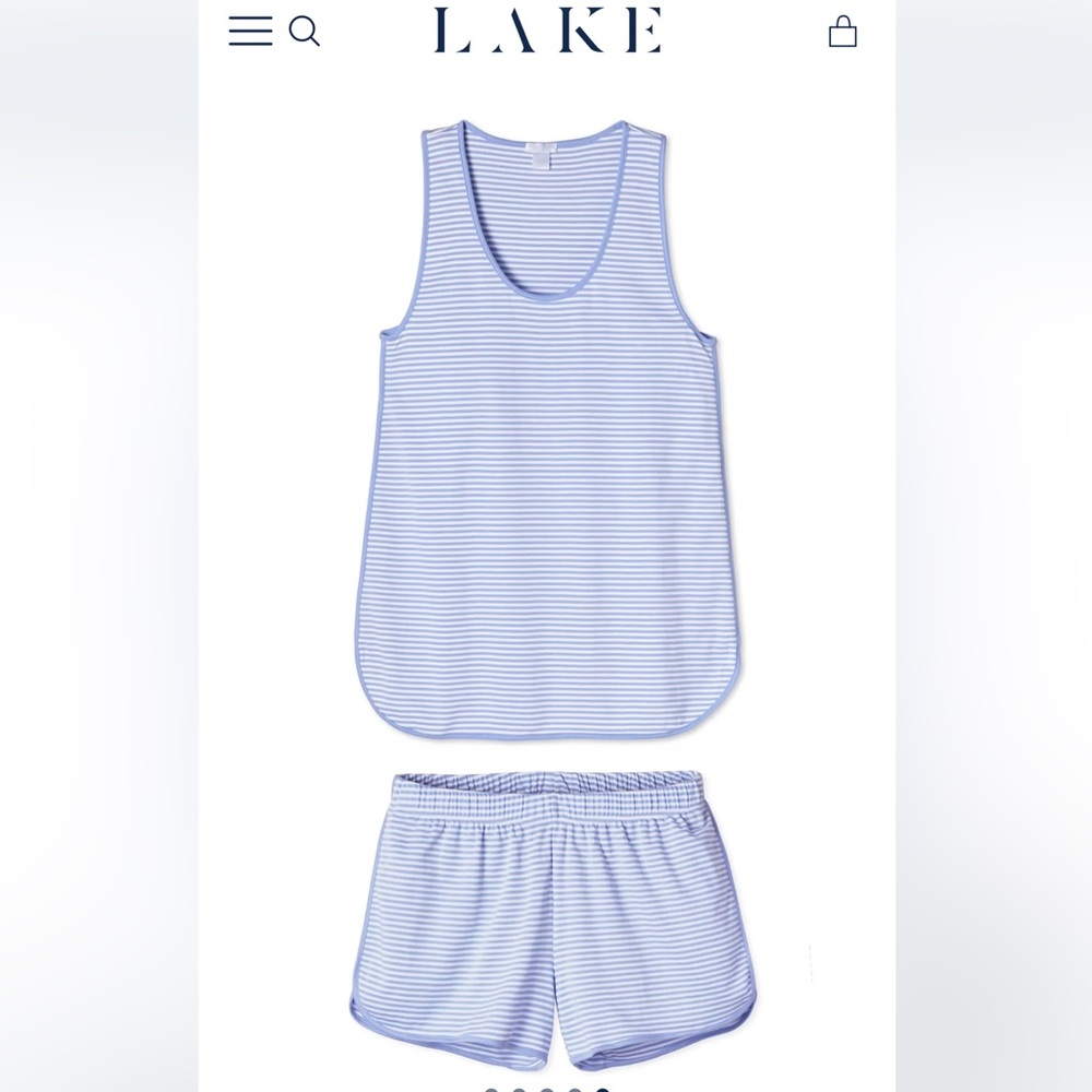 Lake Pima tank short set in Hydrangea small